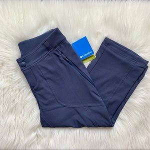 NWT Columbia Omni Shield Navy Capris Small